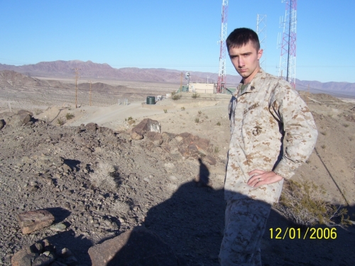 Atop Bearmat Hill in 29 Palms, CA